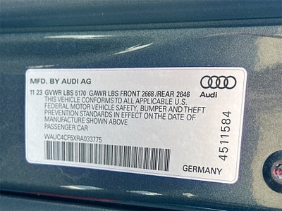 2024 Audi S5 Sportback Premium Plus quattro