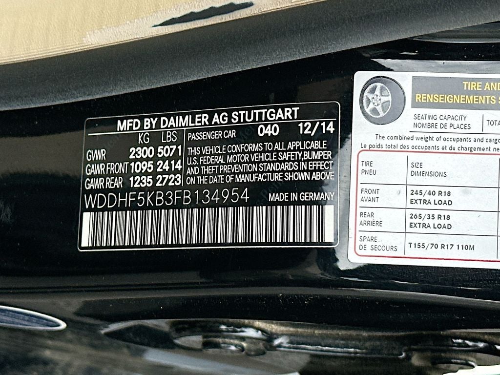 2015 Mercedes-Benz E-Class E 350