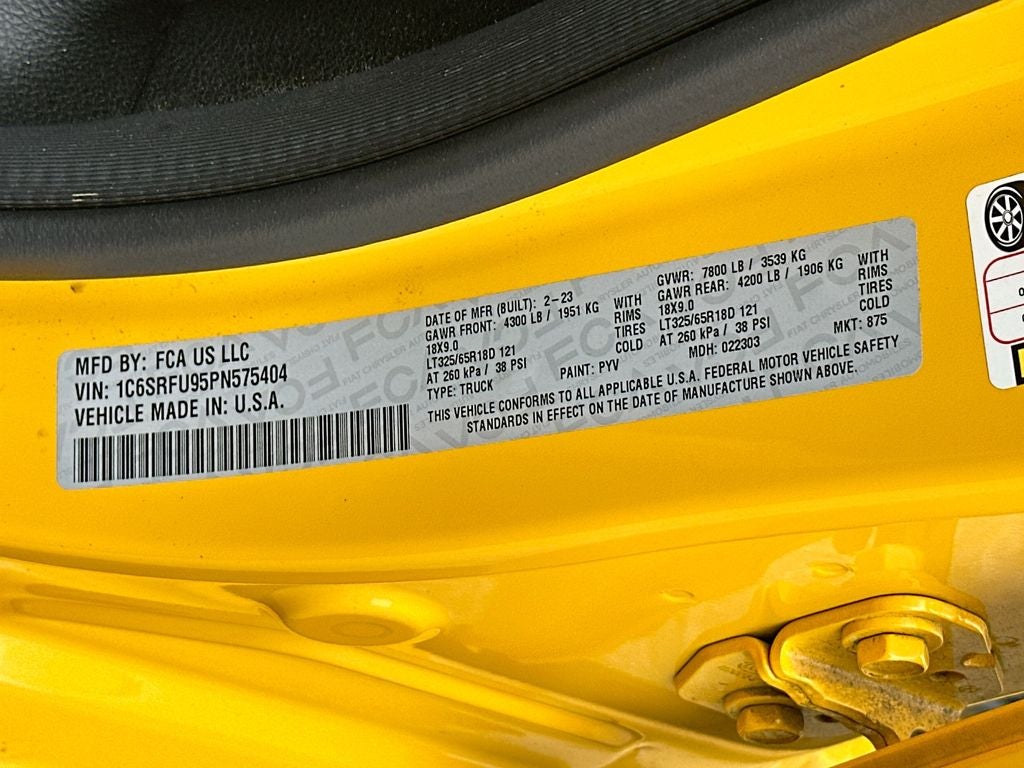 2023 RAM 1500 TRX