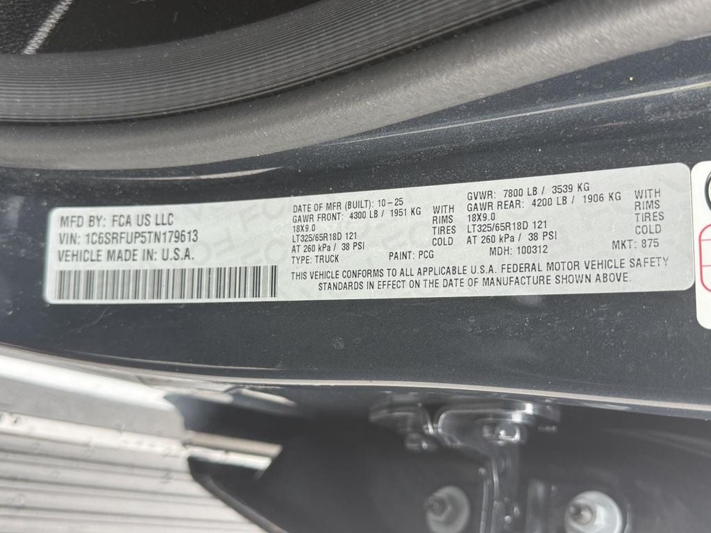 2026 RAM 1500 RHO