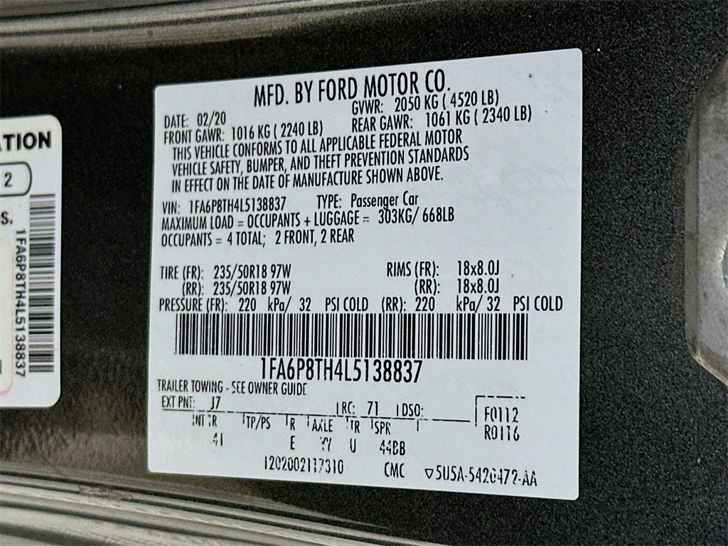 2020 Ford Mustang EcoBoost Premium