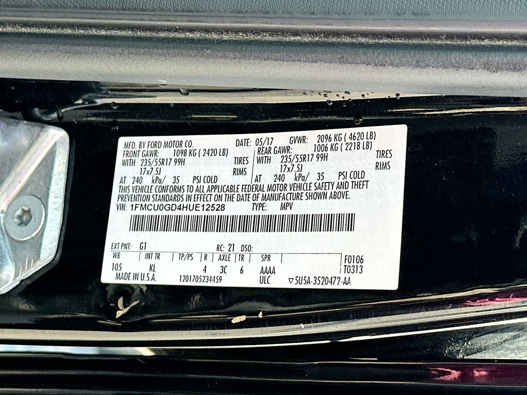 2017 Ford Escape SE