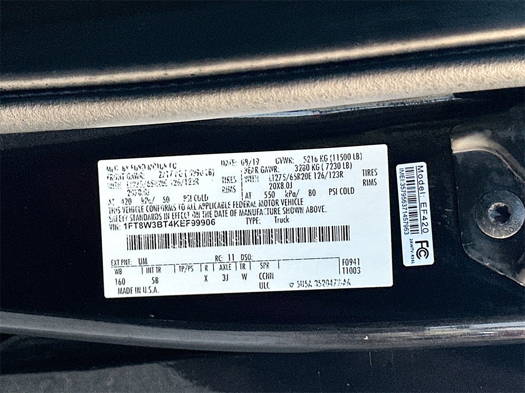 2019 Ford F-350SD Lariat