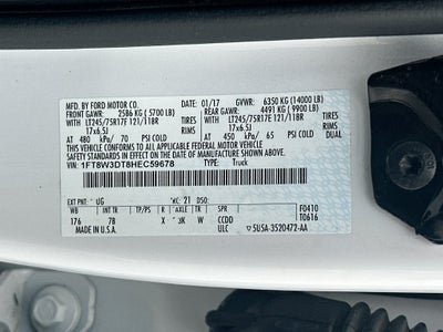 2017 Ford F-350SD Platinum DRW