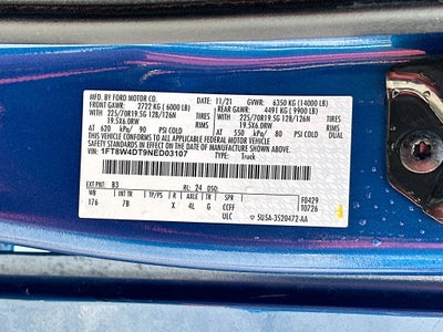 2022 Ford F-450SD Platinum DRW