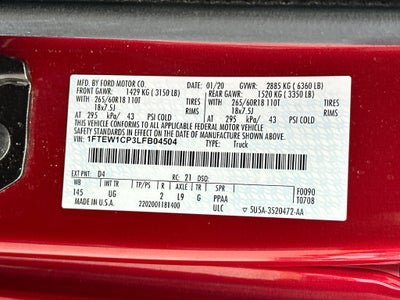 2020 Ford F-150 XLT