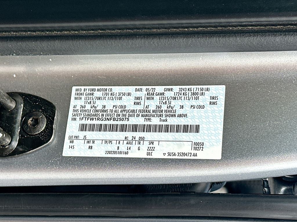 2022 Ford F-150 Raptor