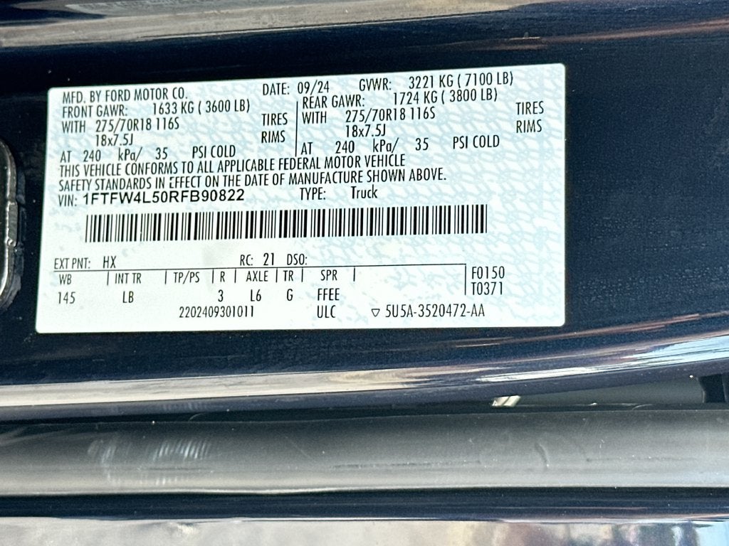 2024 Ford F-150 Tremor