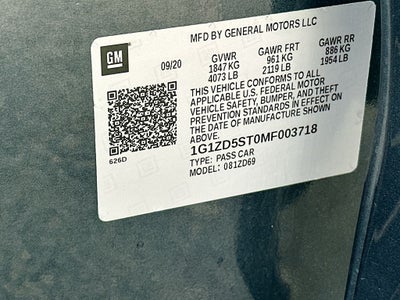 2021 Chevrolet Malibu LT