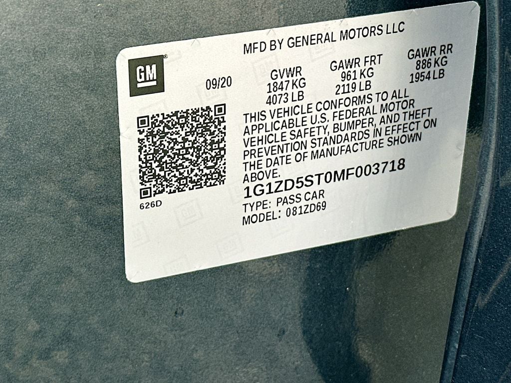 2021 Chevrolet Malibu LT