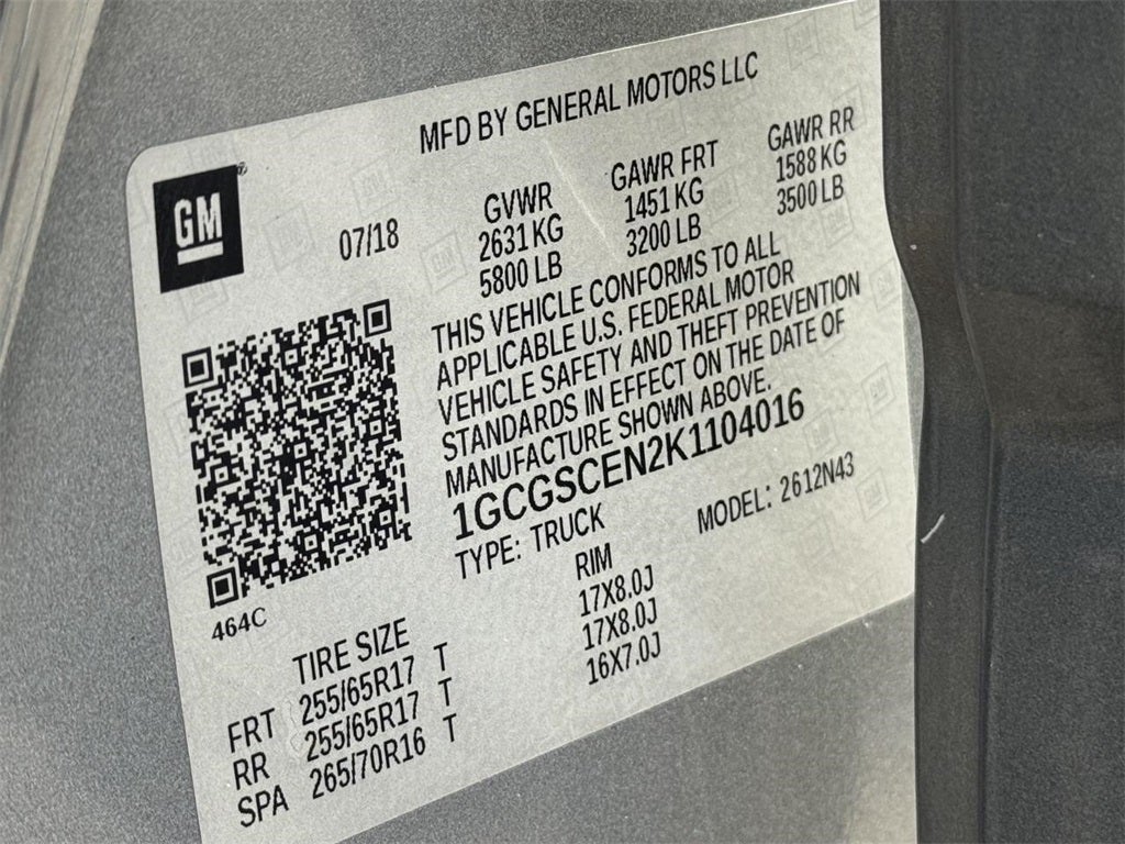 2019 Chevrolet Colorado LT