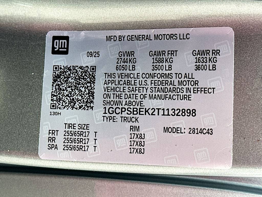 2026 Chevrolet Colorado Work Truck