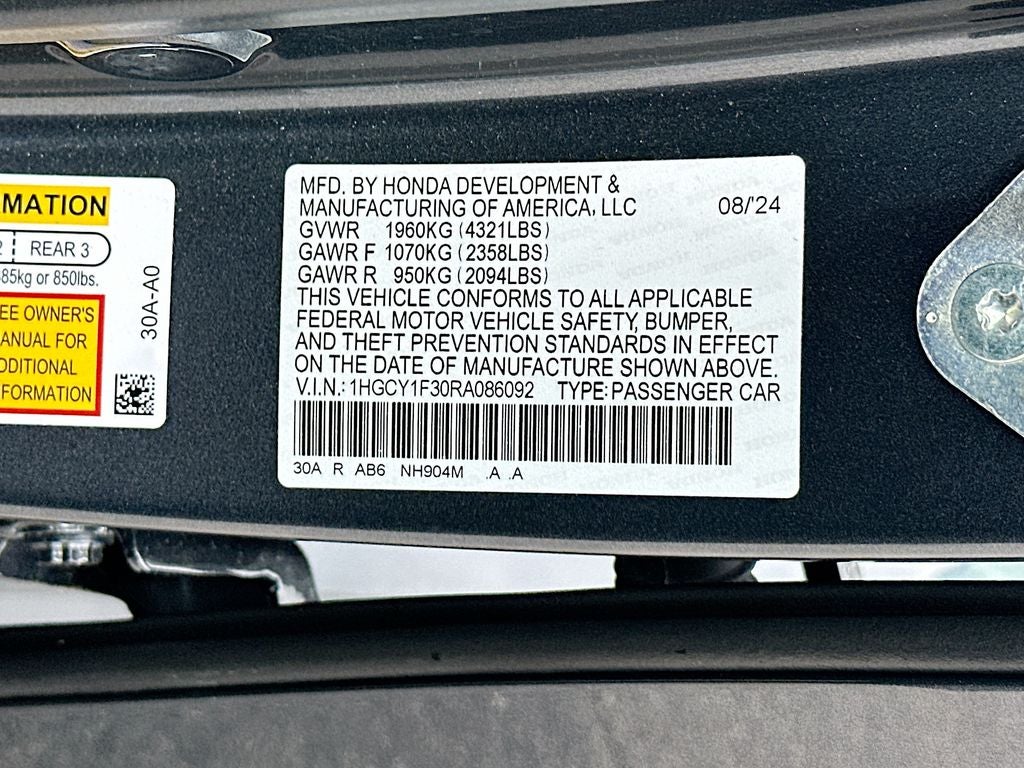 2024 Honda Accord EX
