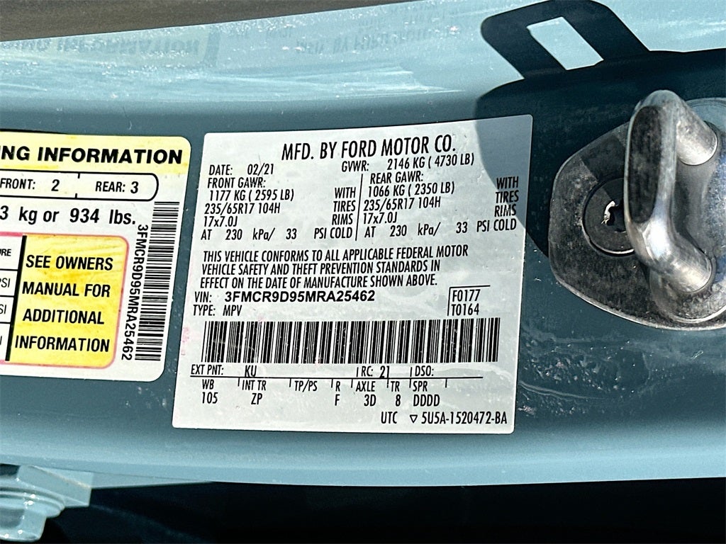 2021 Ford Bronco Sport Badlands