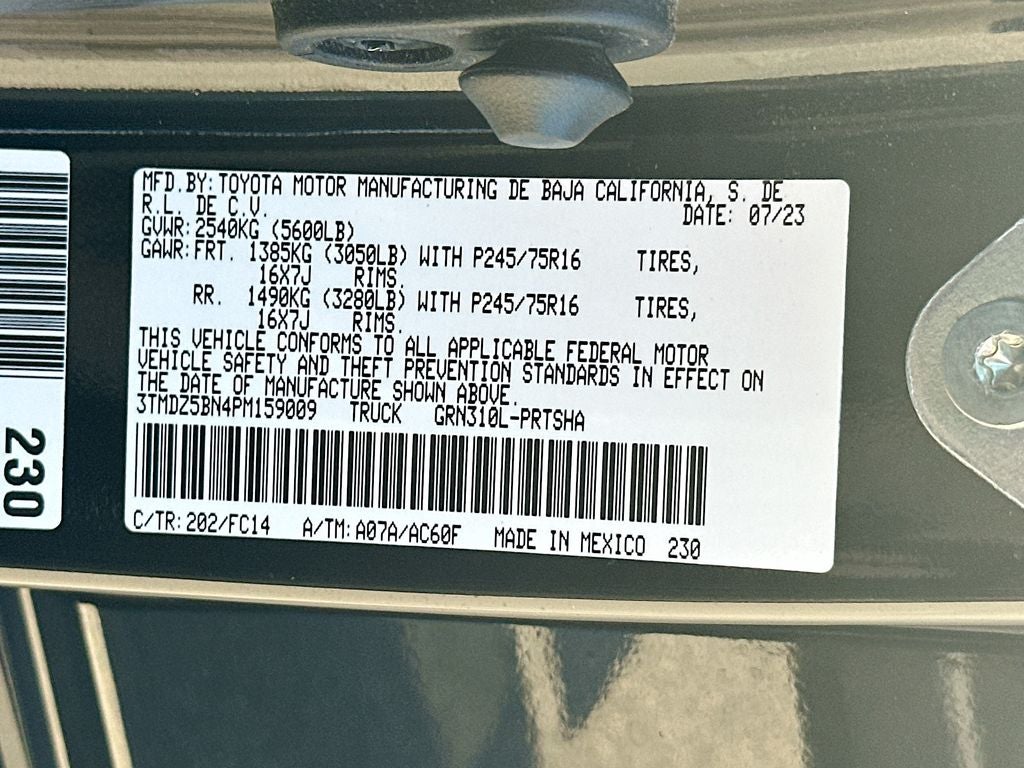 2023 Toyota Tacoma SR5 V6