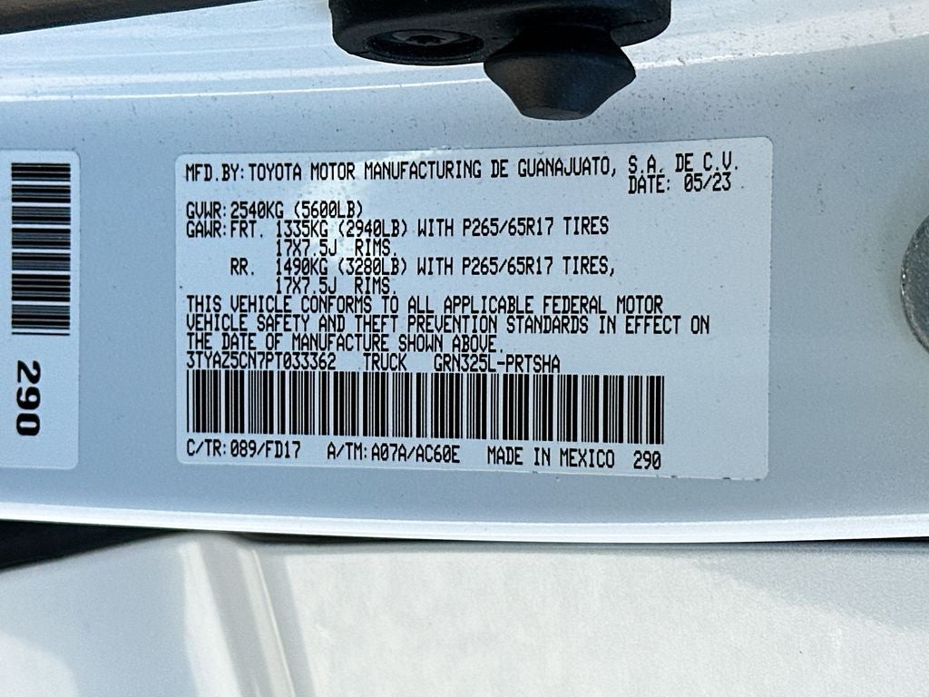 2023 Toyota Tacoma TRD Sport V6