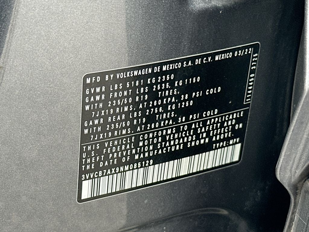 2022 Volkswagen Tiguan 2.0T SE R-Line Black