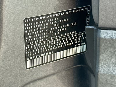 2022 Volkswagen Taos 1.5T SE