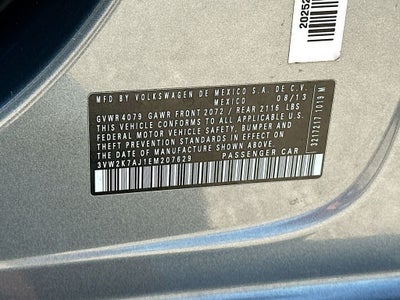 2014 Volkswagen Jetta 2.0L S