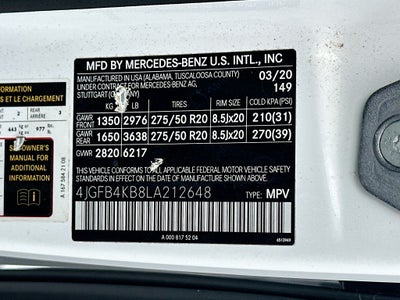 2020 Mercedes-Benz GLE GLE 350 4MATIC®