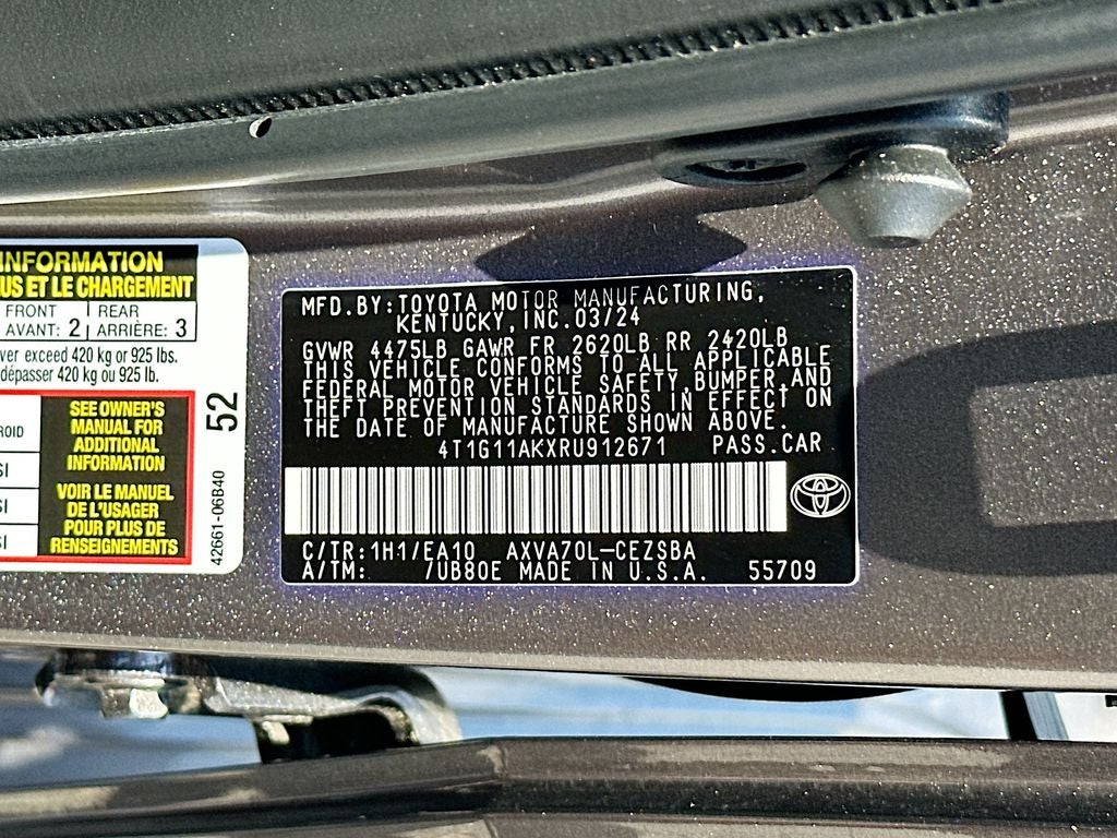 2024 Toyota Camry SE