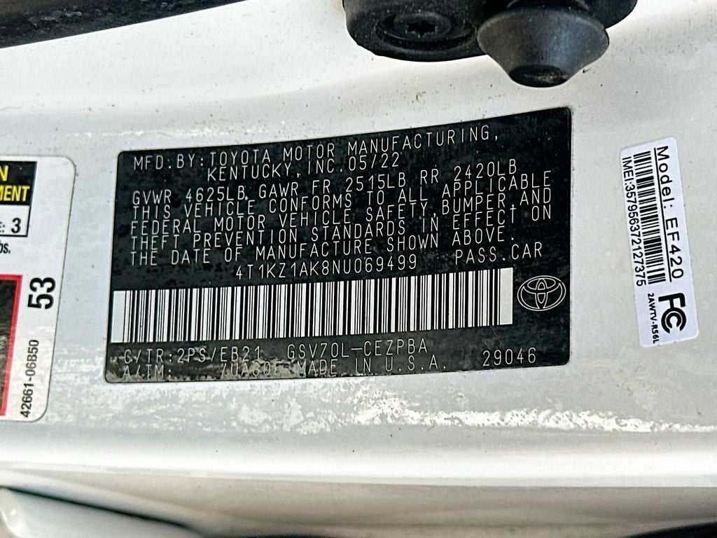 2022 Toyota Camry TRD V6