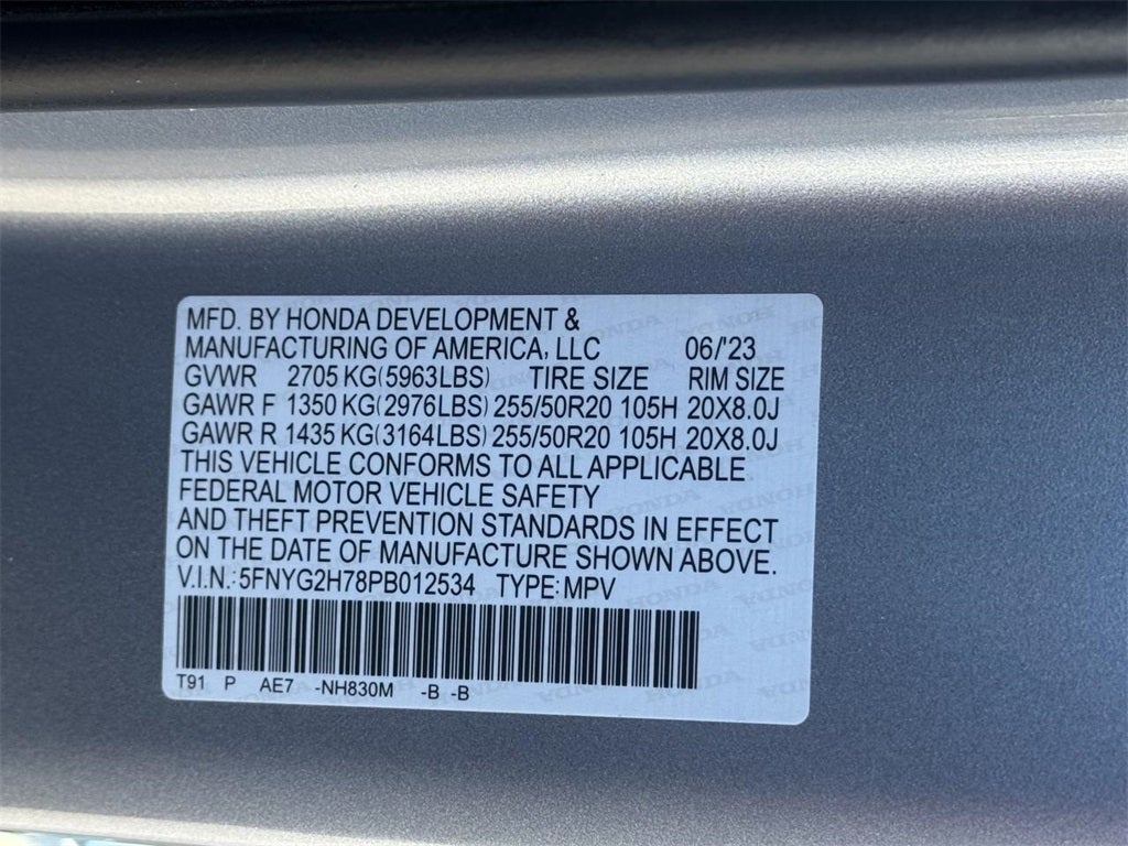 2023 Honda Pilot Touring