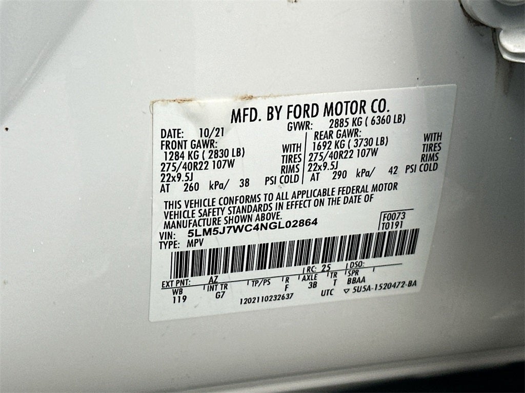 2022 Lincoln Aviator Reserve