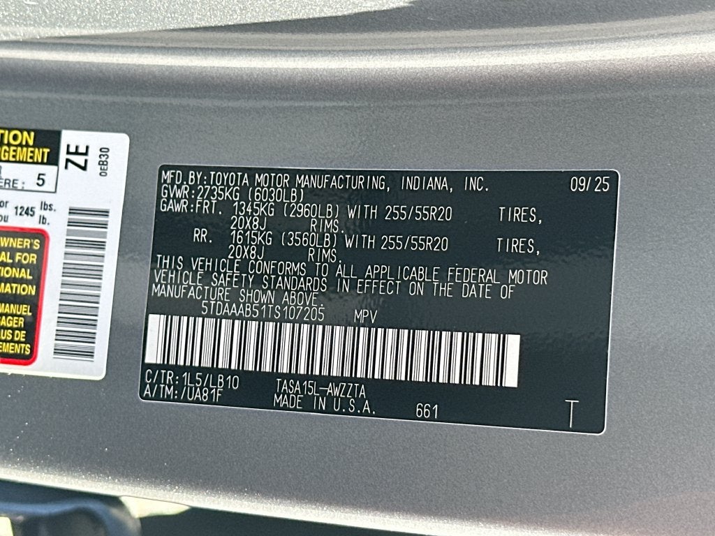 2026 Toyota Grand Highlander Platinum