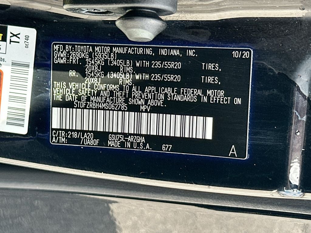 2021 Toyota Highlander Platinum