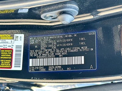 2020 Toyota Highlander XLE