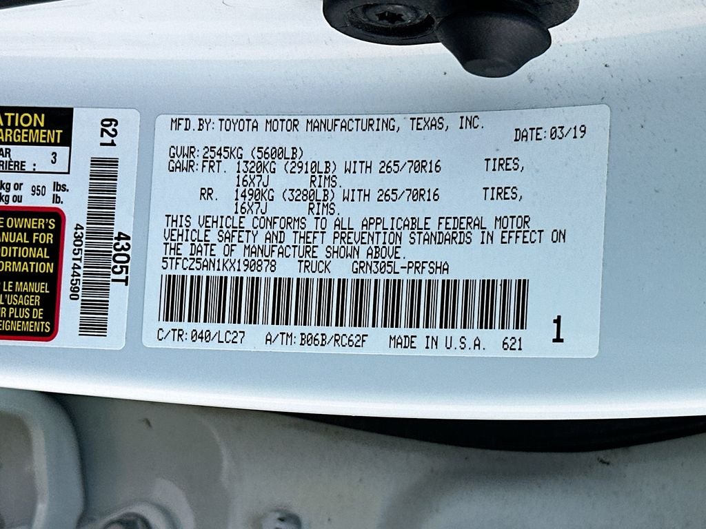 2019 Toyota Tacoma TRD Off-Road V6