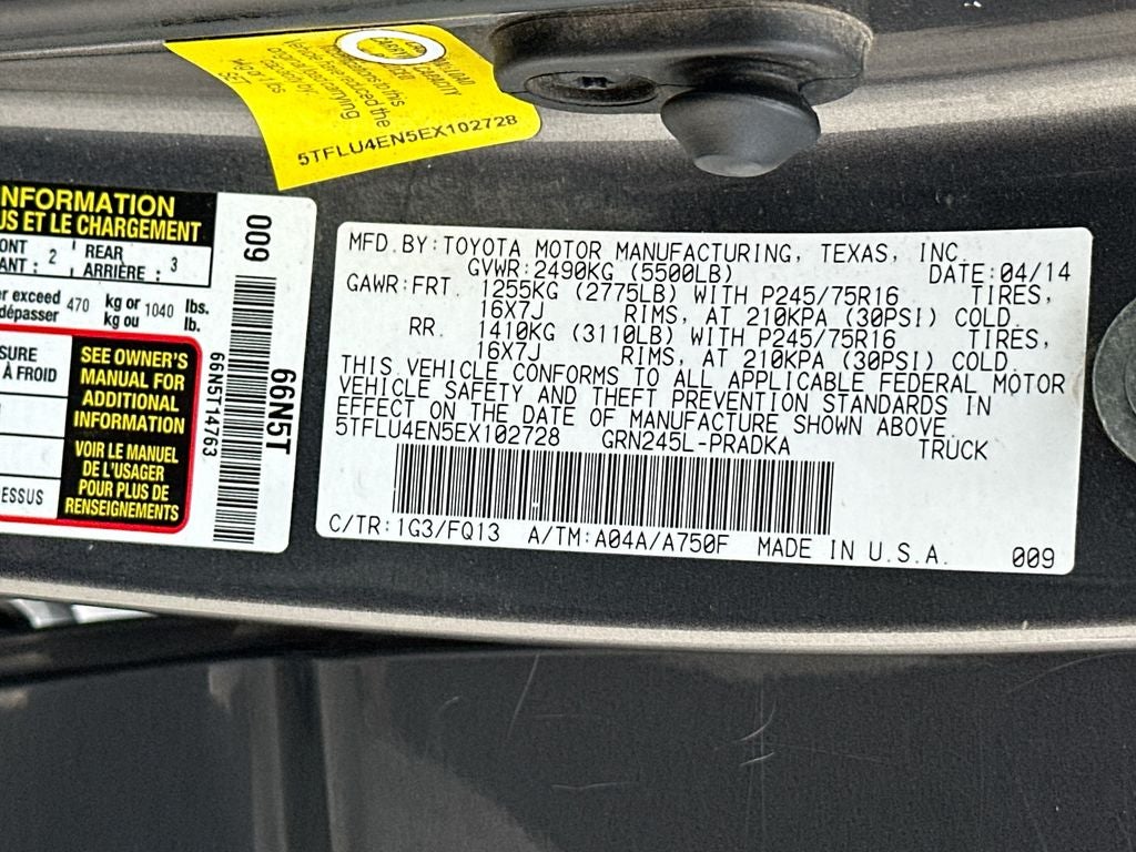 2014 Toyota Tacoma Base V6