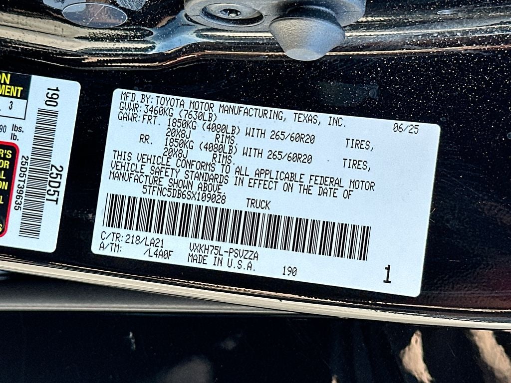 2025 Toyota Tundra Hybrid Platinum
