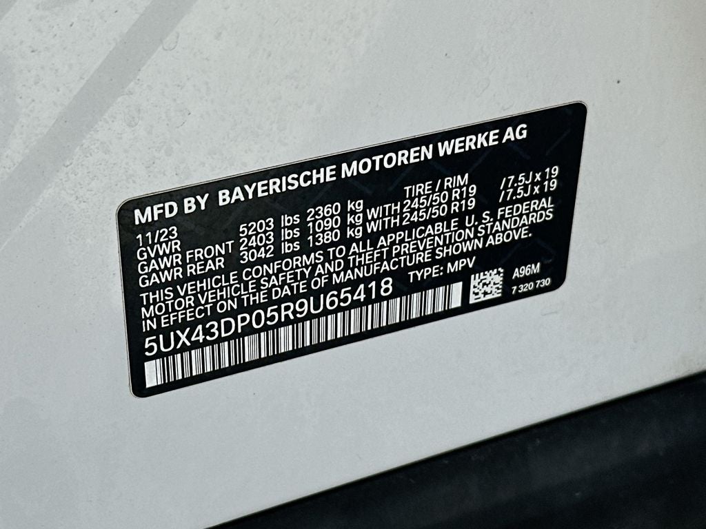2024 BMW X3 sDrive30i