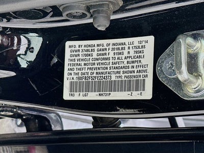 2015 Honda Civic Sedan LX