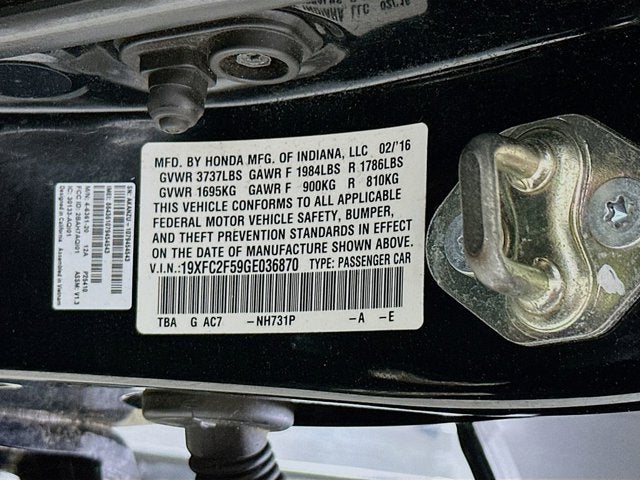 2016 Honda Civic Sedan LX