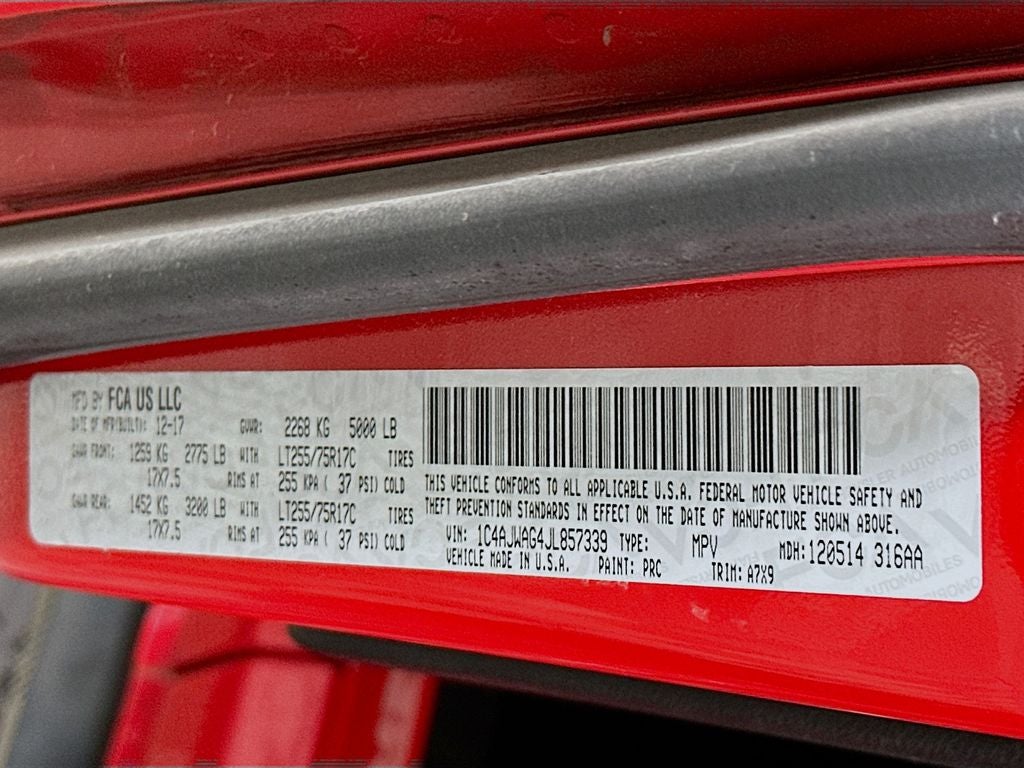 2018 Jeep Wrangler JK Willys Wheeler