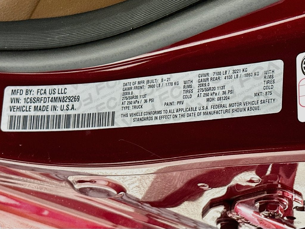 2021 RAM 1500 Laramie