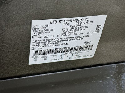 2018 Ford Explorer Limited