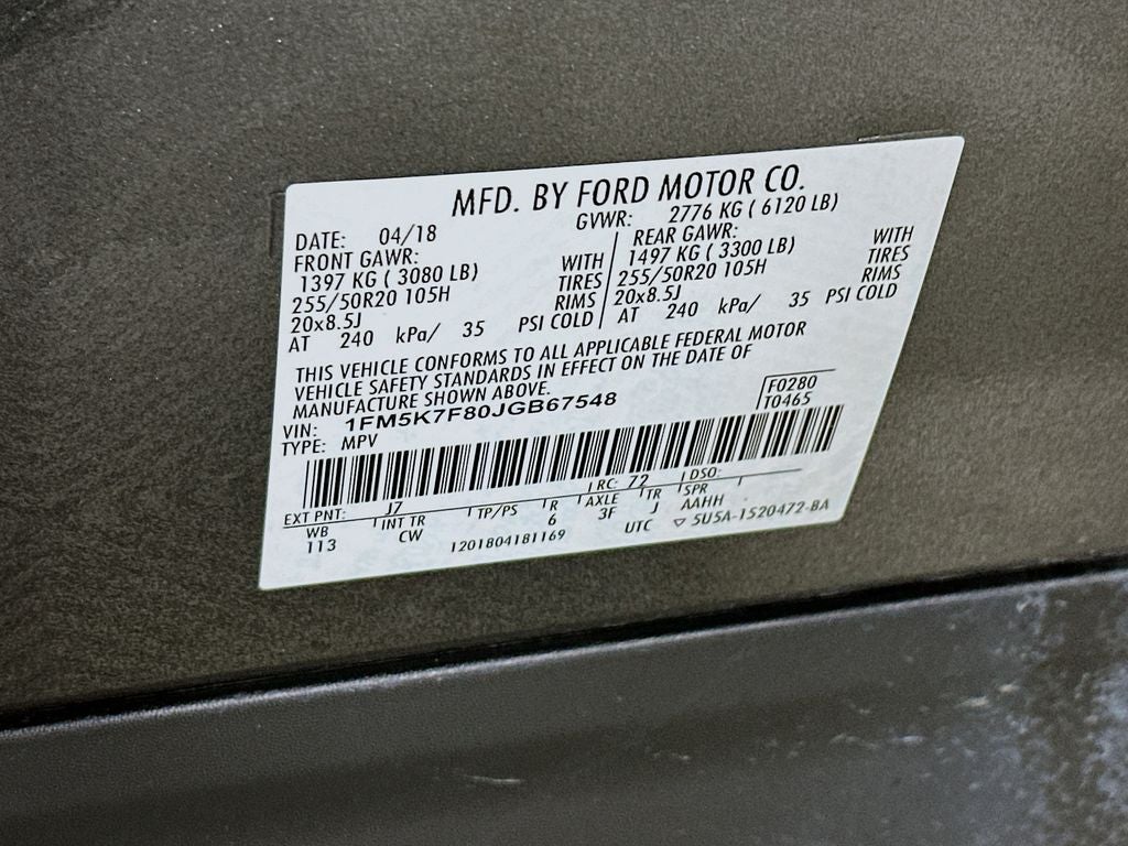 2018 Ford Explorer Limited
