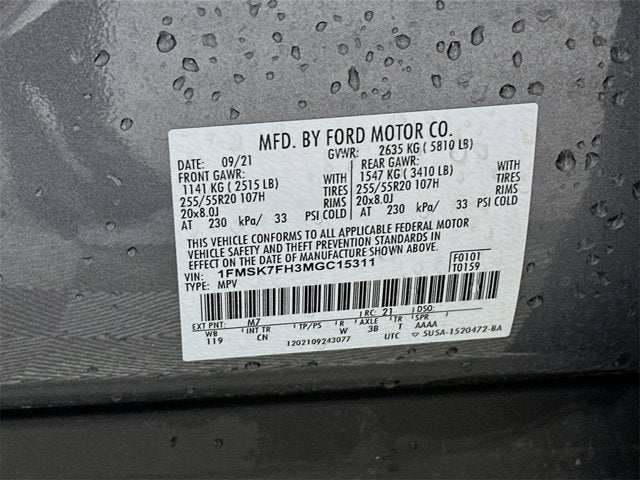 2021 Ford Explorer Limited