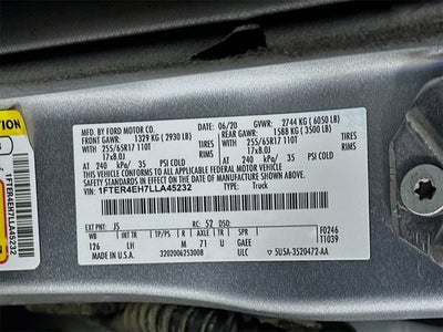 2020 Ford Ranger Base