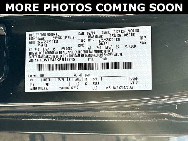 2019 Ford F-150 Base