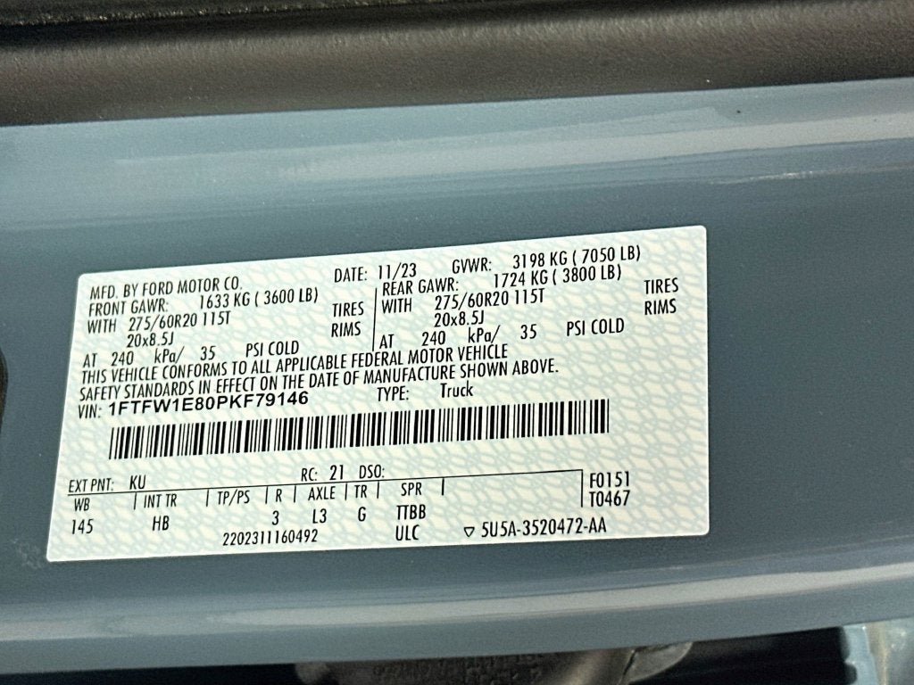 2023 Ford F-150 Lariat