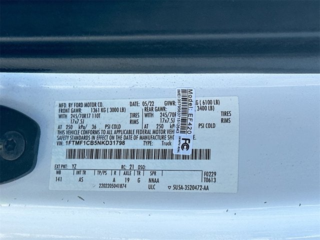 2022 Ford F-150 Base