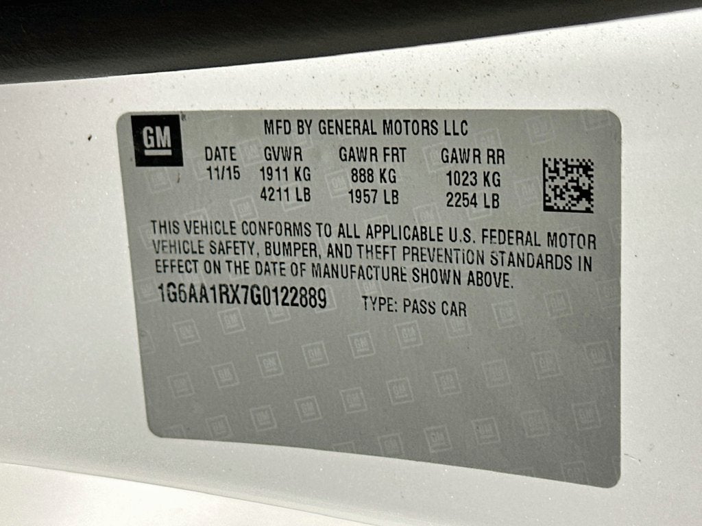 2016 Cadillac ATS 2.0L Turbo
