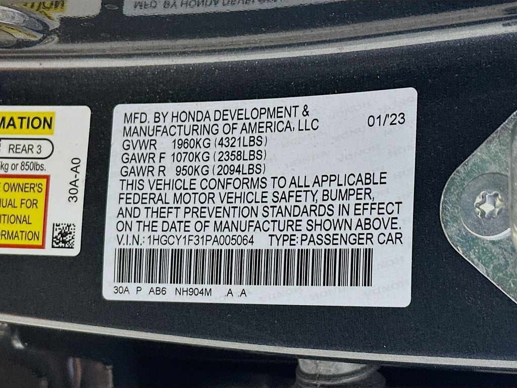 2023 Honda Accord EX