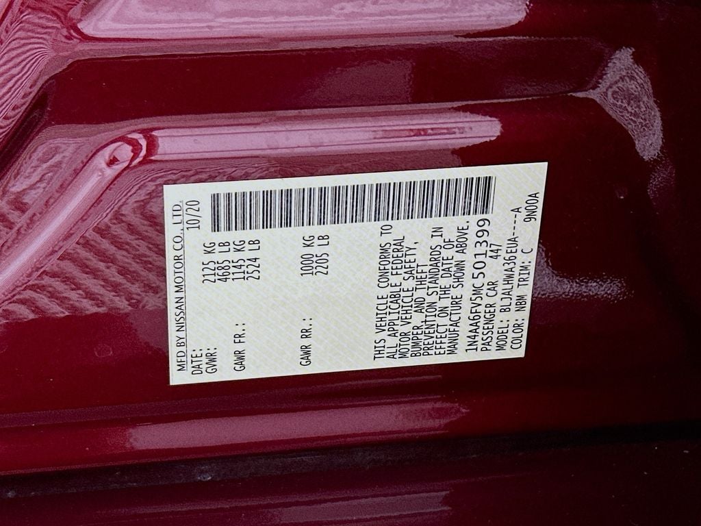 2021 Nissan Maxima Platinum