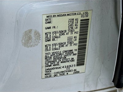 2010 Nissan Frontier LE